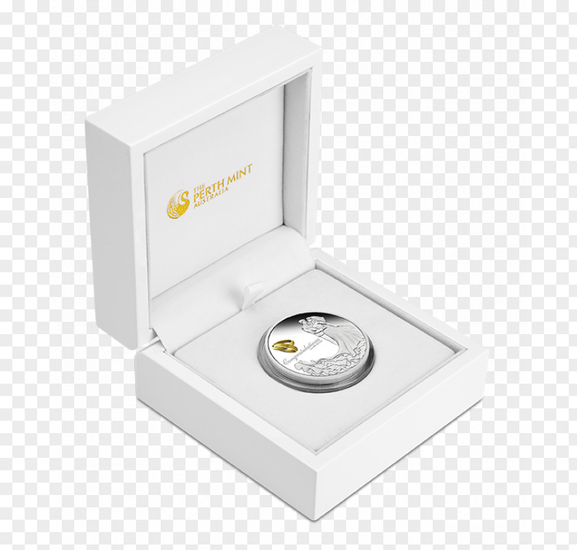 Coin Perth Mint Silver Wedding PNG