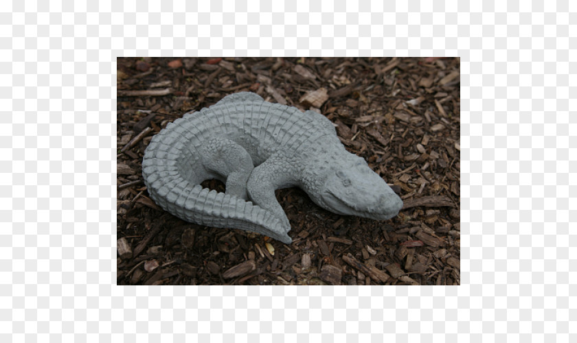 Crocodile Alligators Concrete Cement Statue PNG