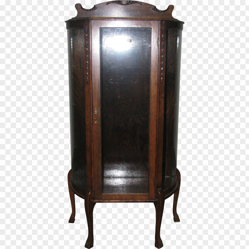 Cupboard Curio Cabinet Glass Hutch Antique PNG