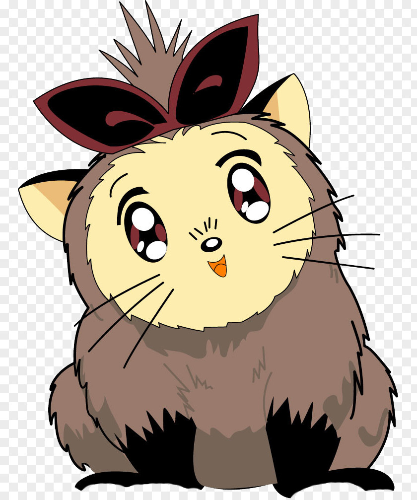 Cute Little Mouse Whiskers Cat PNG