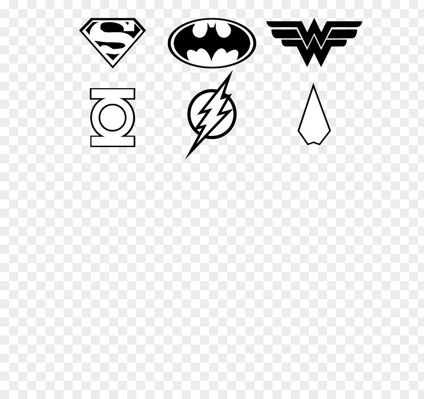 Flash Black And White Logo Superhero Drawing PNG