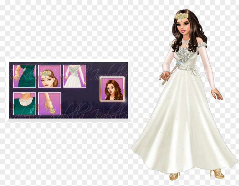 Glinda Fashion Design Gown Mávátko Dress PNG