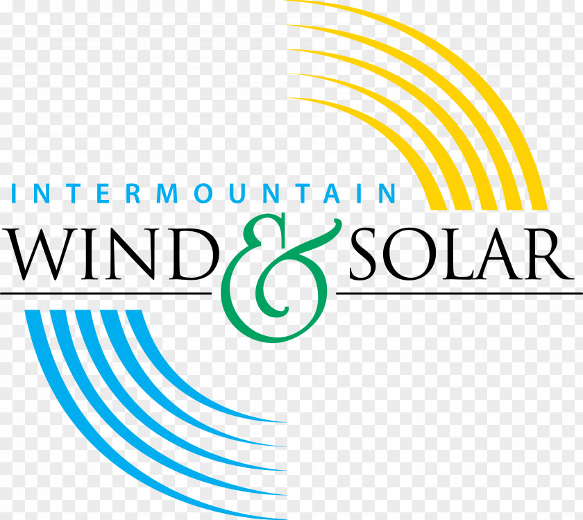 Intermountain Wind & Solar Logo Brand Product Font PNG