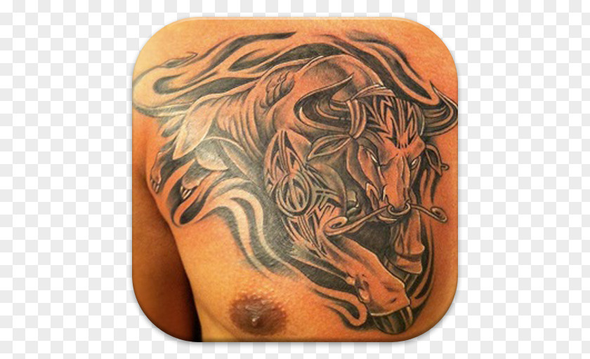 Om Namah Shivay Taurus Tattoo Zodiac Astrological Sign Bull PNG
