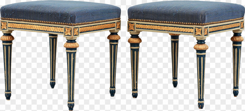 Antique Design Table Stool Chair Furniture Clip Art PNG