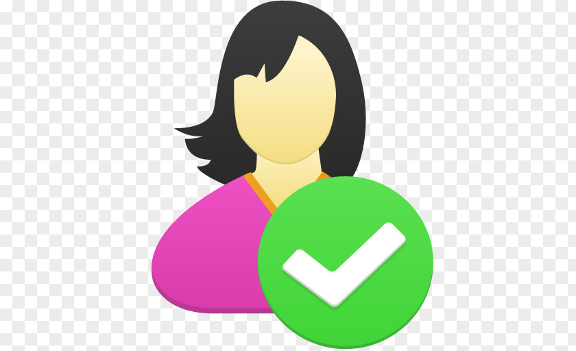 Female User Accept Human Behavior Thumb Logo Communication PNG
