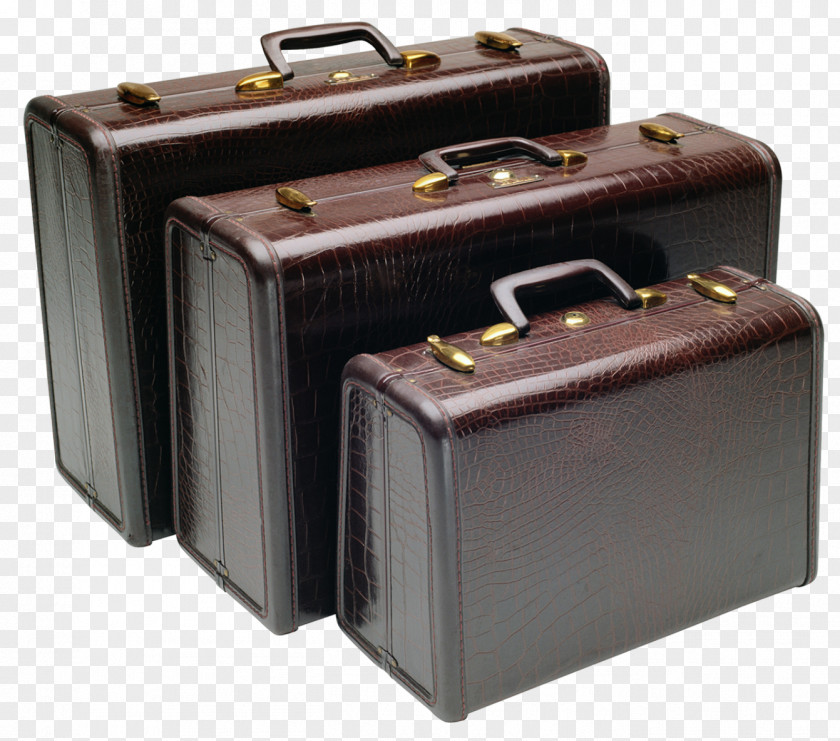 Leather Suitcases Clipart Picture Image File Formats Lossless Compression PNG