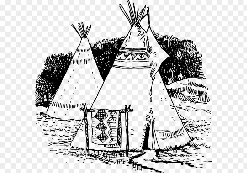 Teepee Tipi Native Americans In The United States Indigenous Peoples Of Americas Drawing PNG