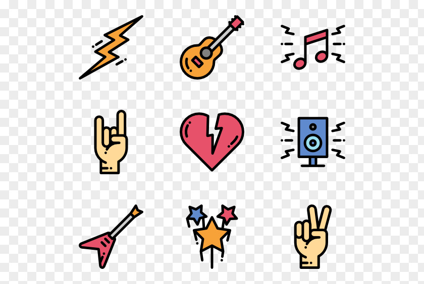 Rock N Roll And Concert Clip Art PNG