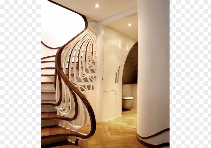 Stairs Handrail House Wall PNG