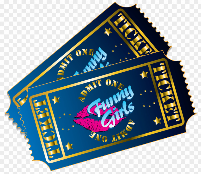 Tickets Funny Girls Television Show Ticket Microcontroller PNG