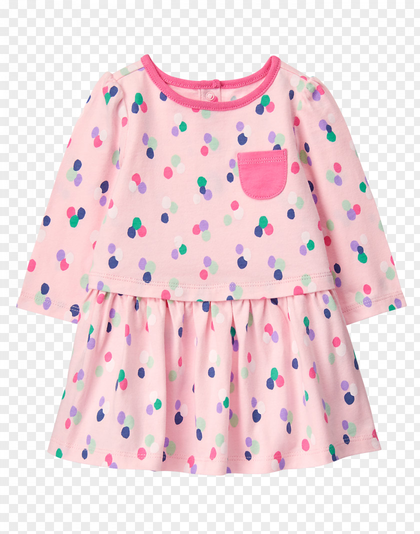 Dress Polka Dot Sleeve Children's Clothing PNG