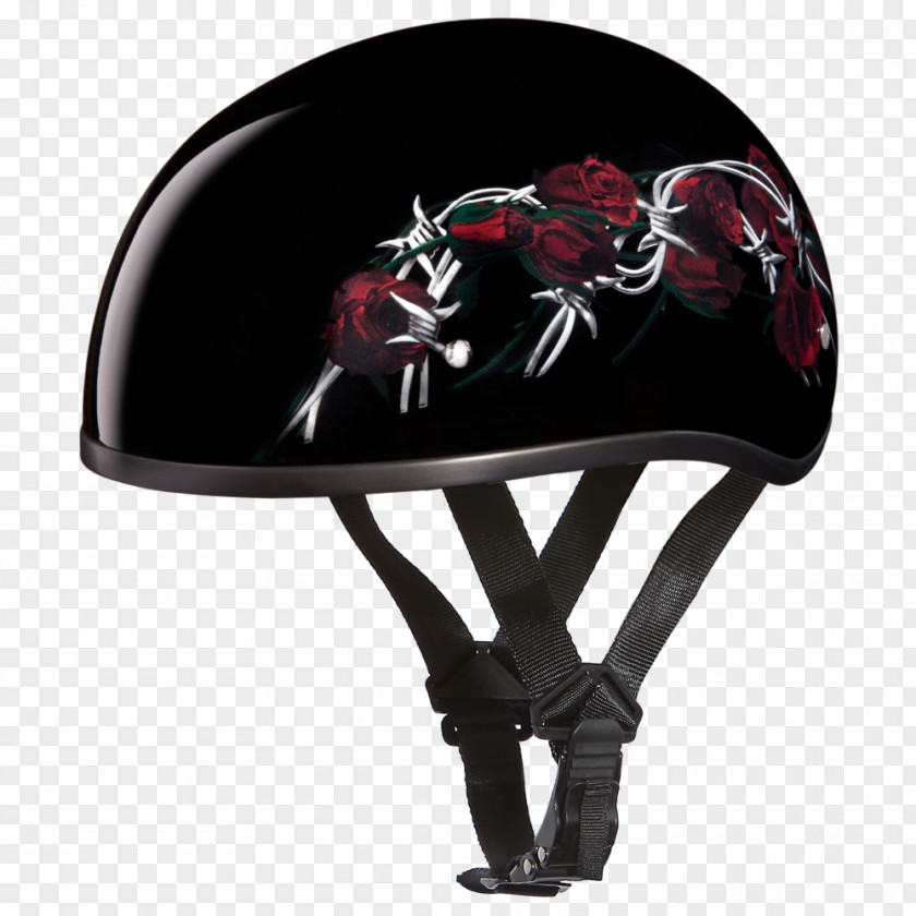 Motorcycle Helmets Daytona Slim Line Skull Cap D.O.T. Approved Half Shell PNG