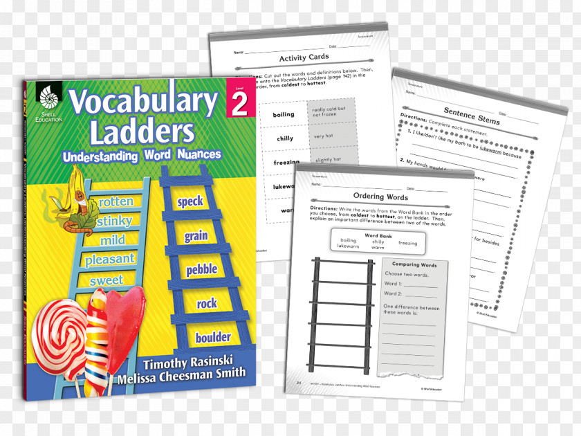 Word Vocabulary Ladders: Understanding Nuances Level 3 Daily Grades 4-6 1-2 Ladders--Understanding 2 PNG