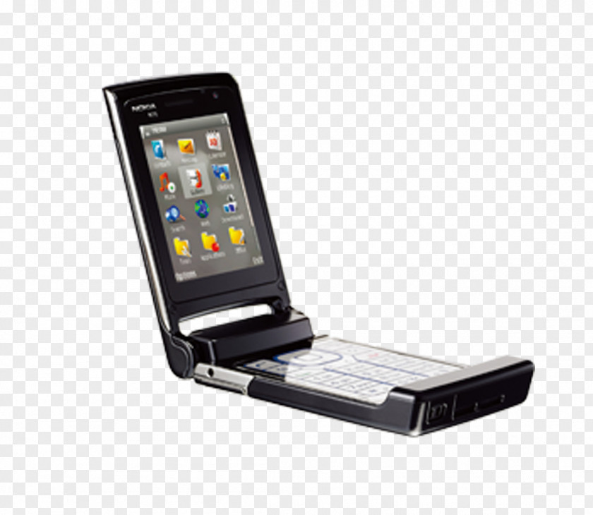 Black Flip Phone Nokia N93i Motorola Razr GSM 3G PNG