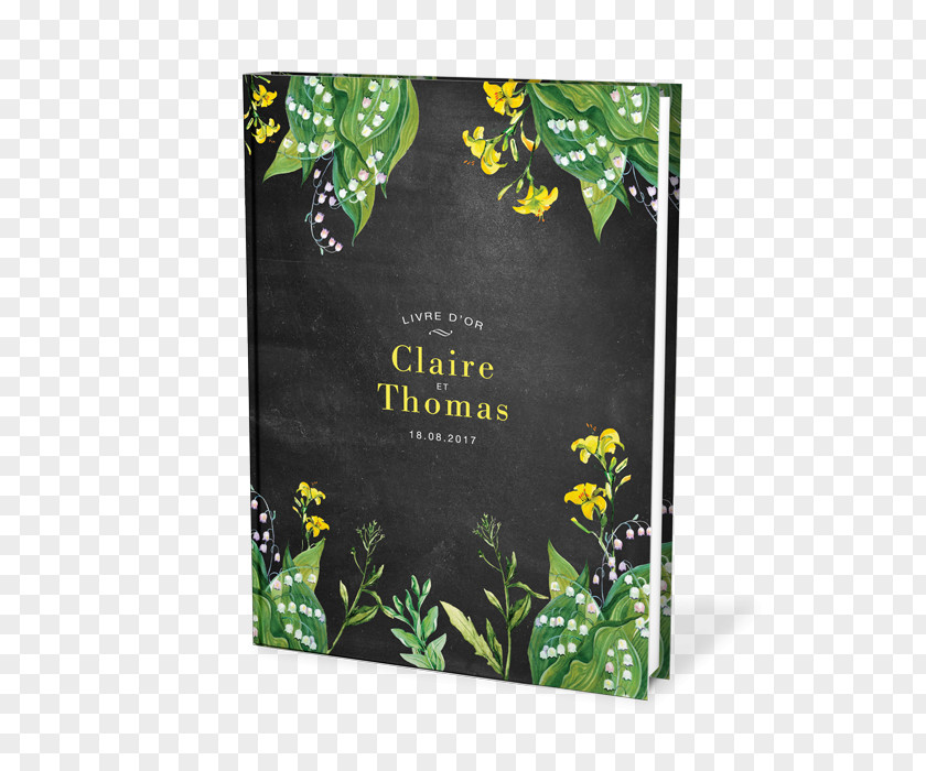 Book Guestbook Marriage Text Flower Bouquet PNG