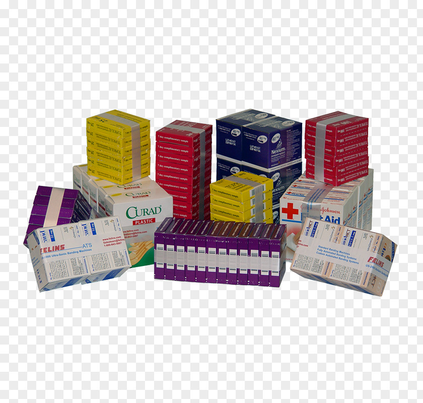 Corrugated Tape Packaging And Labeling Shrink Wrap Machine PNG