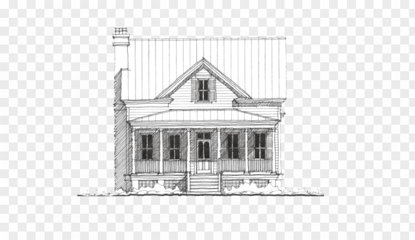 House Architecture Property Facade Sketch PNG