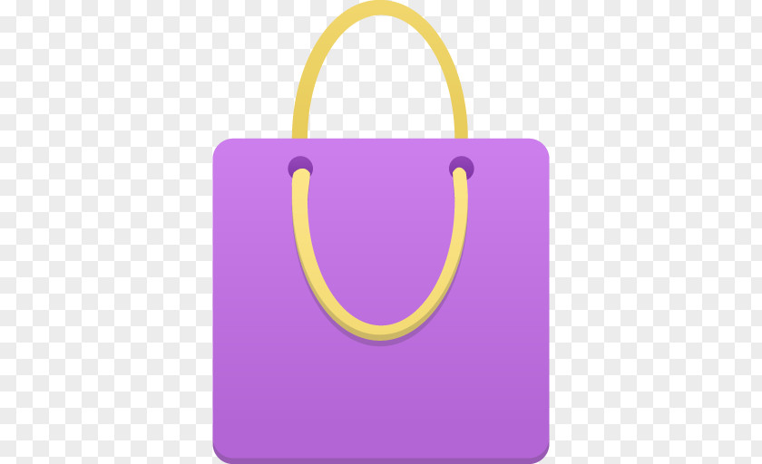 Shopping Bag Purple Symbol Yellow Violet PNG