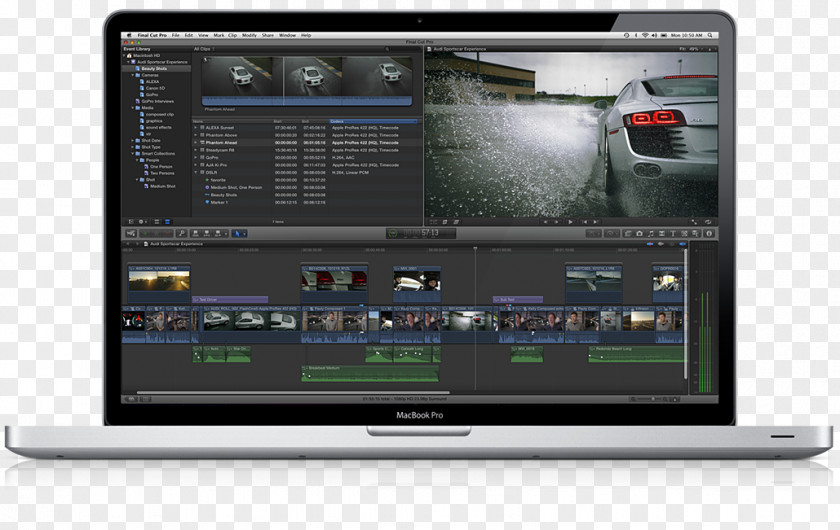 Apple Final Cut Pro X Studio Video Editing PNG