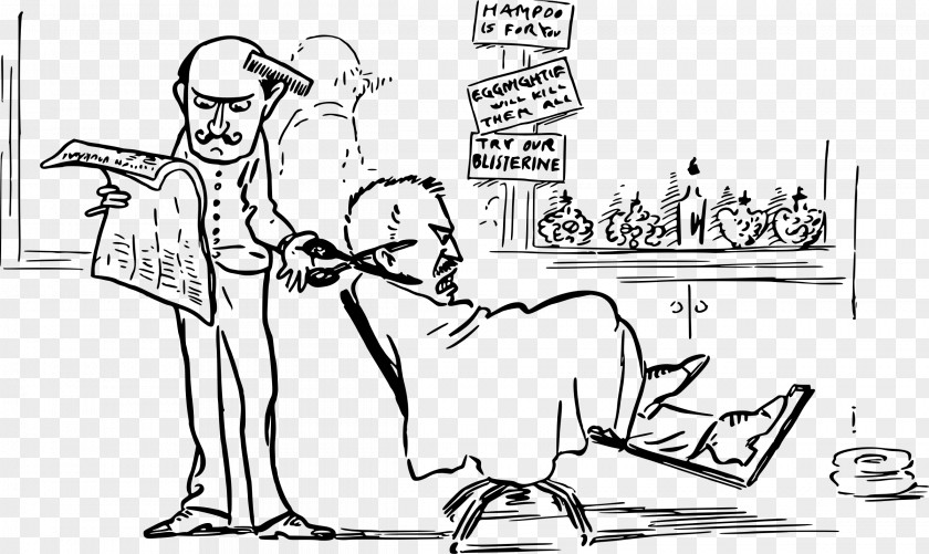 Barber Drawing Computer Clip Art PNG