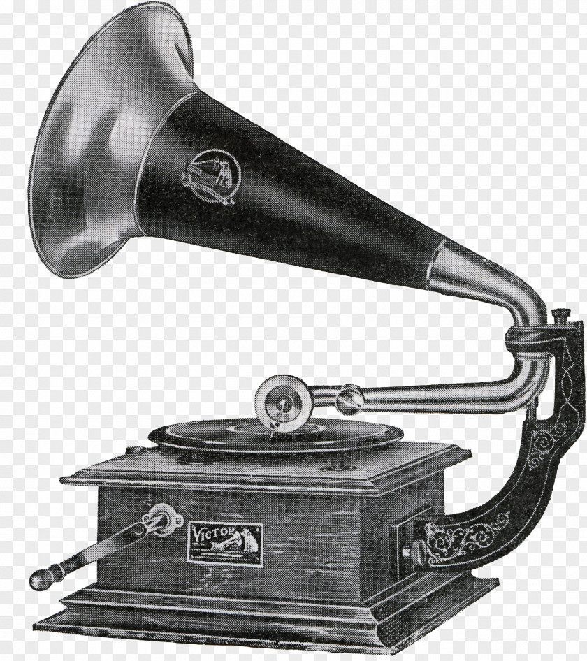 Gramophone Phonograph Victor Talking Machine Company Drawing PNG