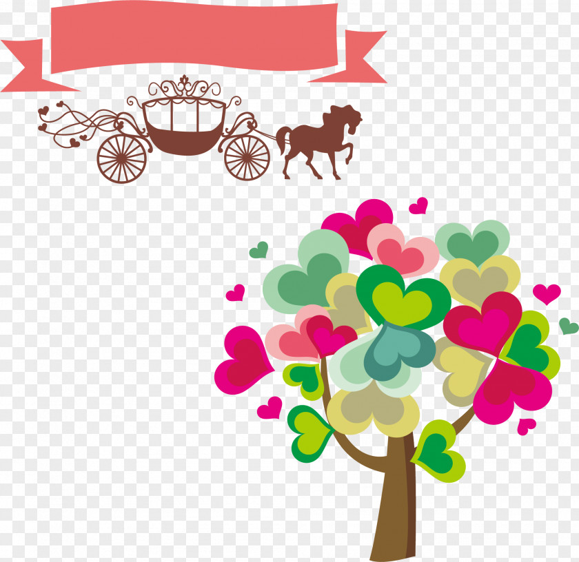 Heart-shaped Trees Free Content Blog Clip Art PNG
