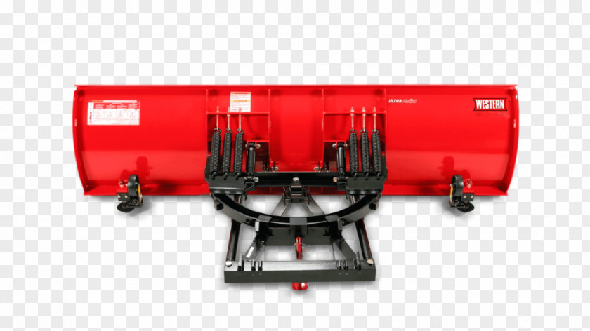 Machine Snowplow Western Products Plough Spreader PNG