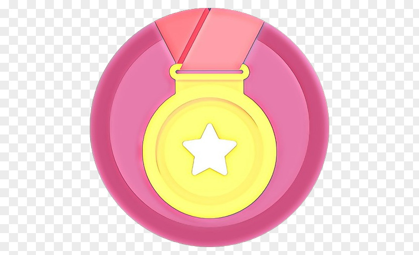 Magenta Yellow Pink Circle PNG