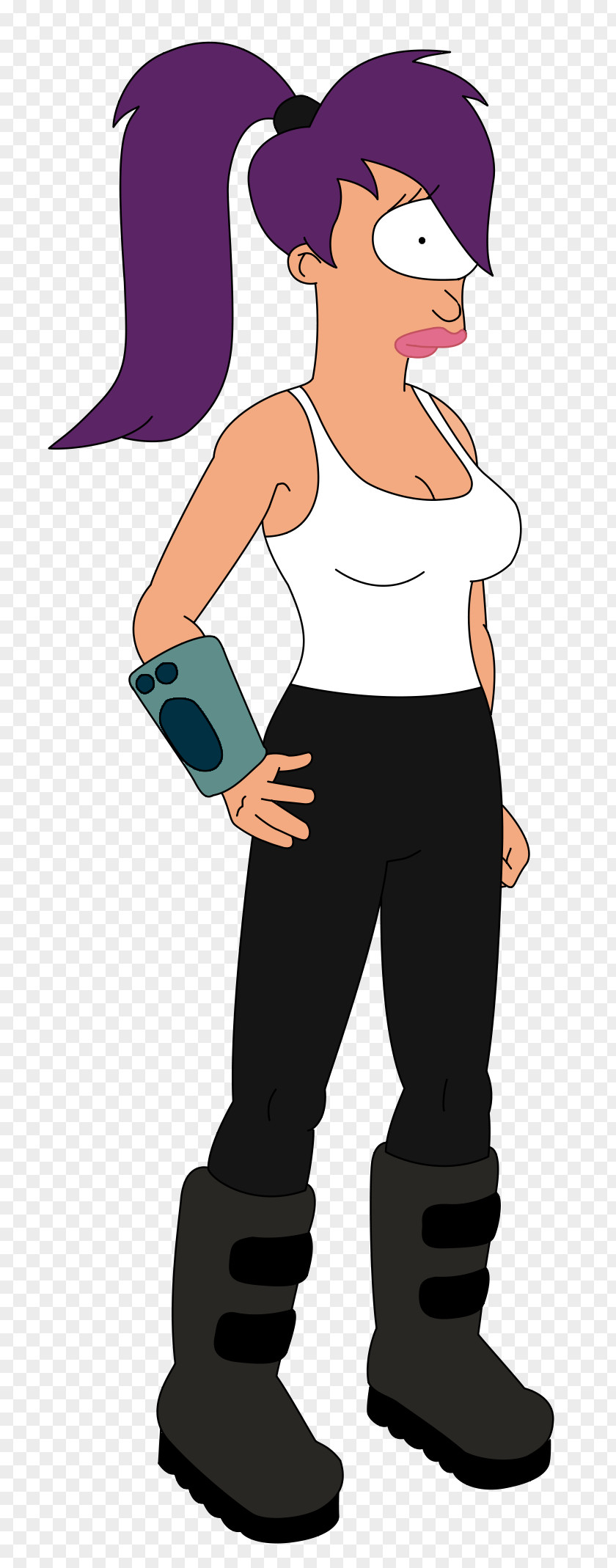 Leela Philip J. Fry Drawing Character PNG