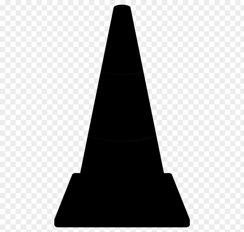 M Triangle Cone Product Design Black & White PNG