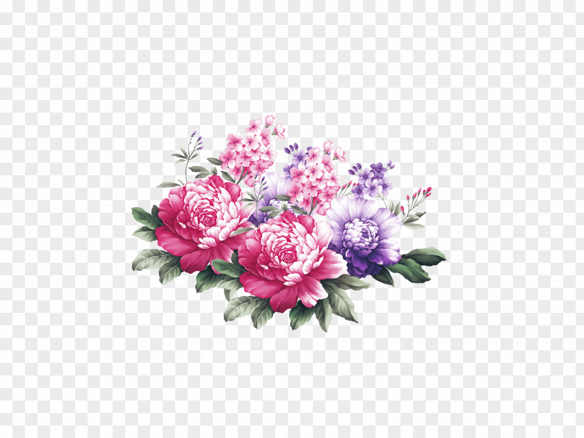 Peony Painting Fundal PNG