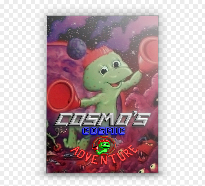 Cosmic Planet Cosmo's Adventure 3D Realms Poster Bart Simpson PNG