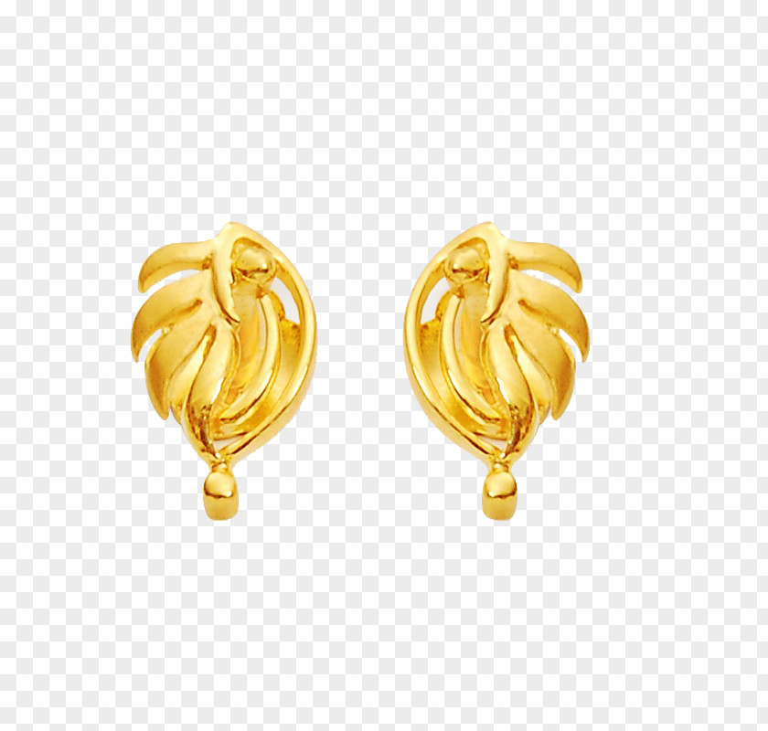 Jewellery Earring Designer Gold PNG