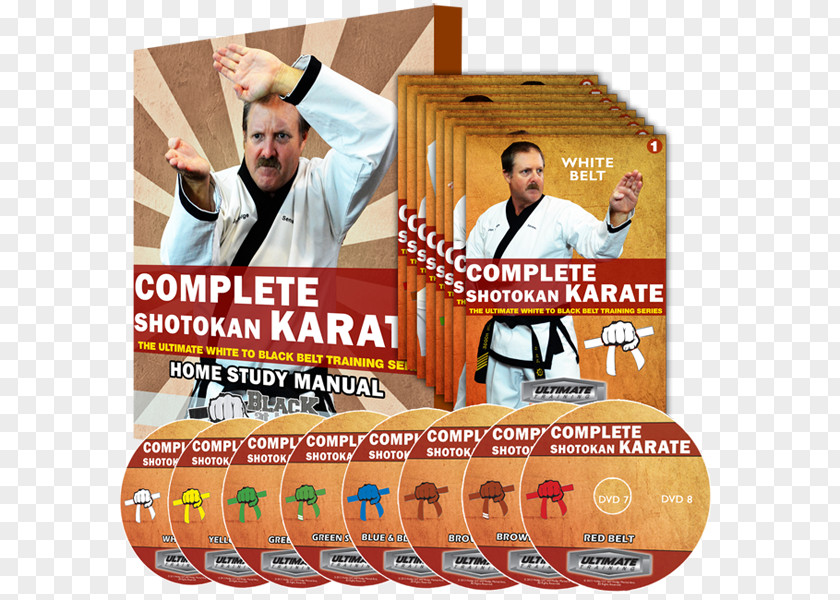 Karate Shotokan Black Belt Martial Arts DVD PNG