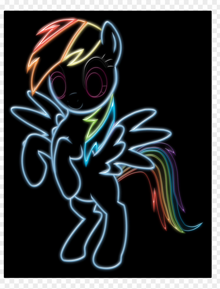 Neon Party Rainbow Dash Pinkie Pie Fluttershy DeviantArt My Little Pony: Friendship Is Magic Fandom PNG