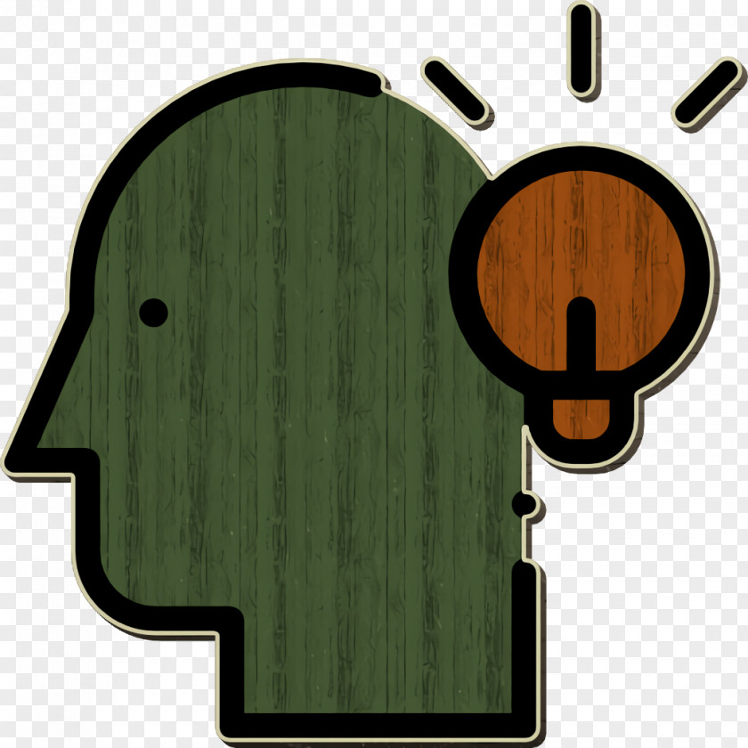 Brain Icon Editorial Design Idea PNG