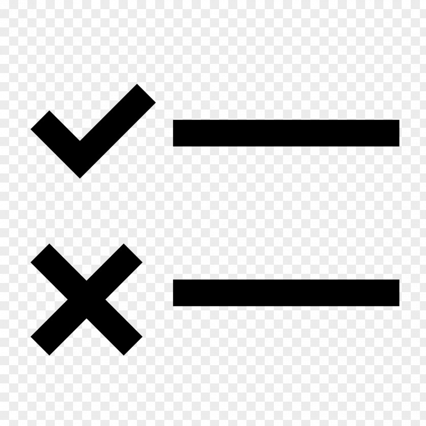 False Symbol Check Mark Checkbox PNG