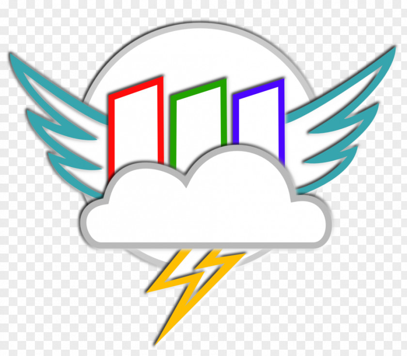 Pegasus Rainbow Factory Logo Dash PNG