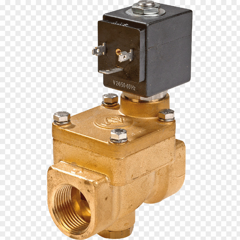 Steam Water Solenoid Valve Liquid Gas PNG