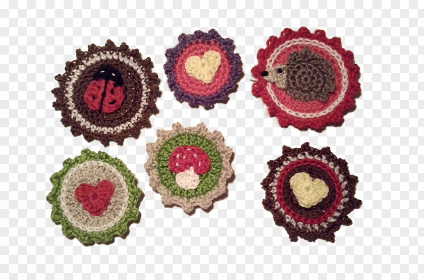 Abonnieren Button Crochet Embroidered Patch Embroidery Appliqué PNG
