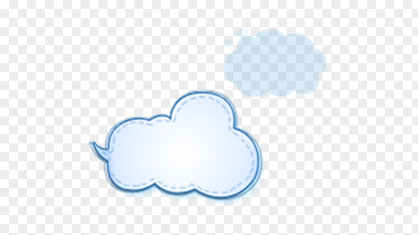 Cartoon Clouds Blue Cloud Computer File PNG