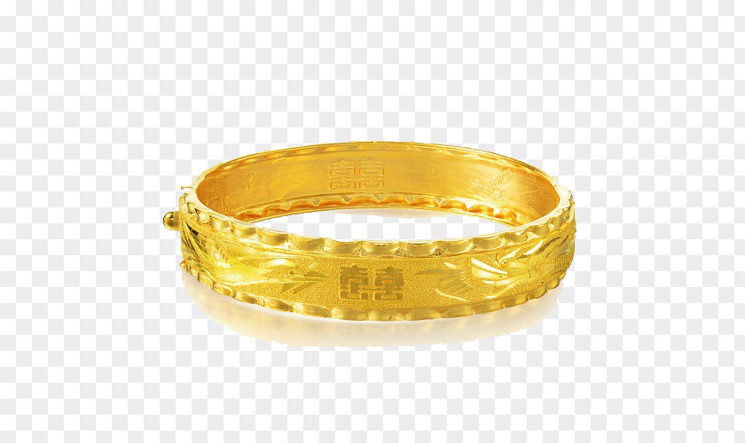 Chow Sang Gold Bracelet Wave Female Models Edge Dowry To Marry A 09513K Computer File PNG