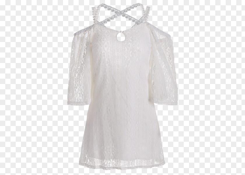 Criss-cross Shoulder Clothes Hanger Blouse Sleeve Dress PNG