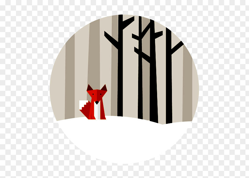 Woods Fox Graphic Design Illustration PNG