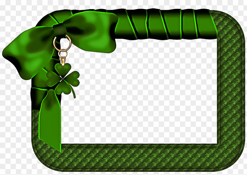 Fictional Character Green Gold Frame PNG