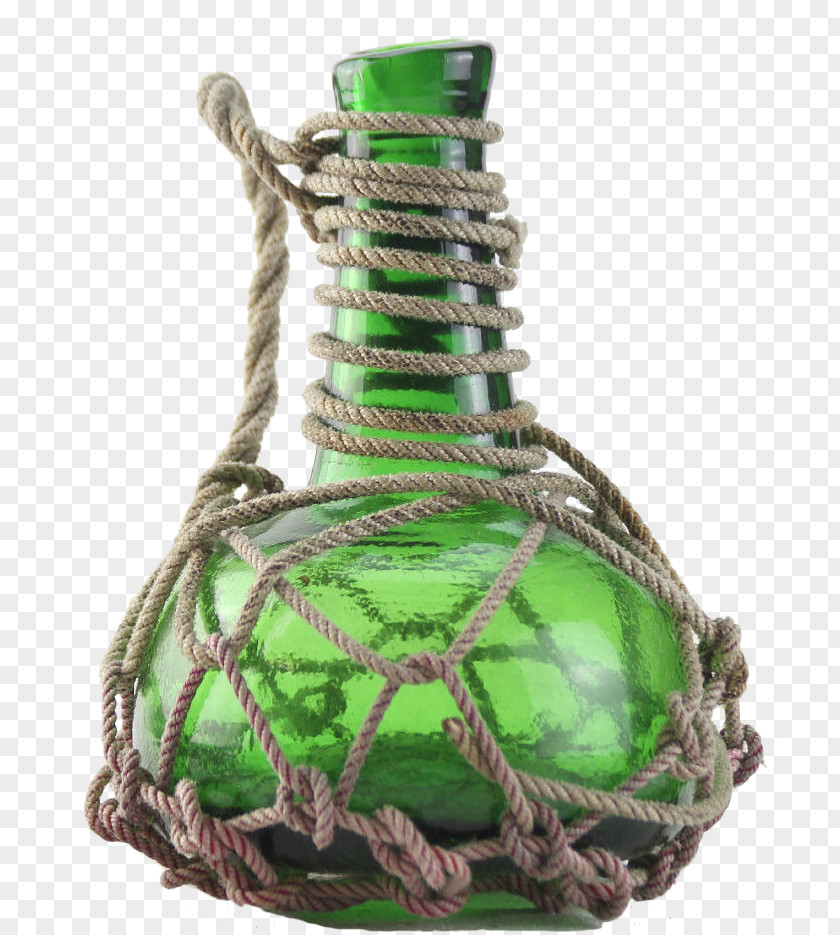 Glass Bottle Float Rope Blog PNG