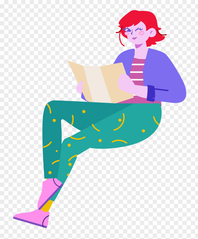 Sitting Girl Lady PNG