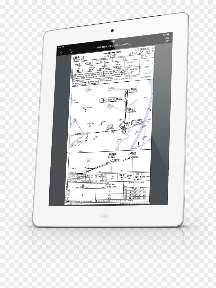 Text Plate Electronic Flight Bag Jeppesen Fashion Avionics PNG