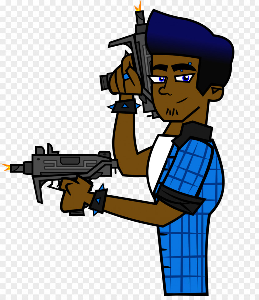 Think Fast Clip Art Gun Firearm Profession Character PNG